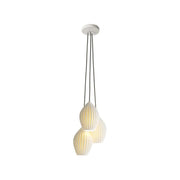 Ceramic Ribbed Pendant Light-DWHOME