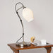 Ceramic Ribbed Table Lamp-DWHOME