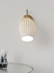 Ceramic Ribbed Wall light-DWHOME