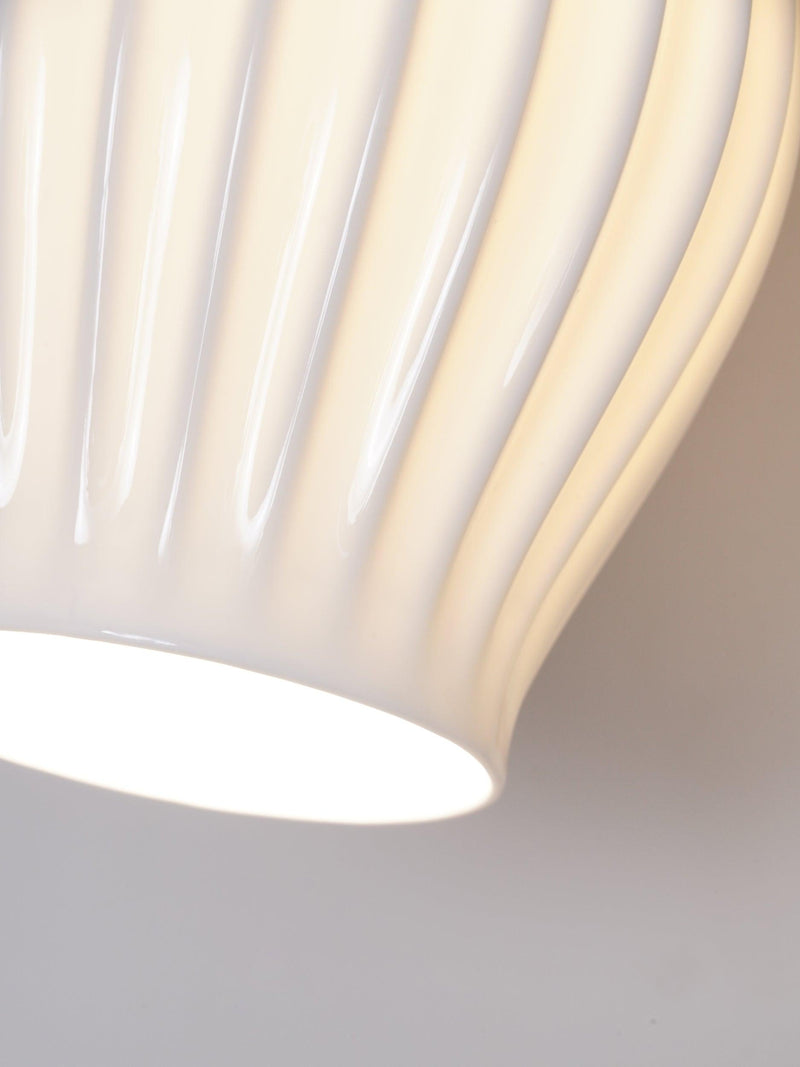 Ceramic Ribbed Wall light-DWHOME