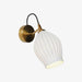 Ceramic Ribbed Wall light.