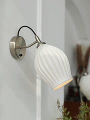 Ceramic Ribbed Wall light-DWHOME