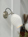 Ceramic Ribbed Wall light.