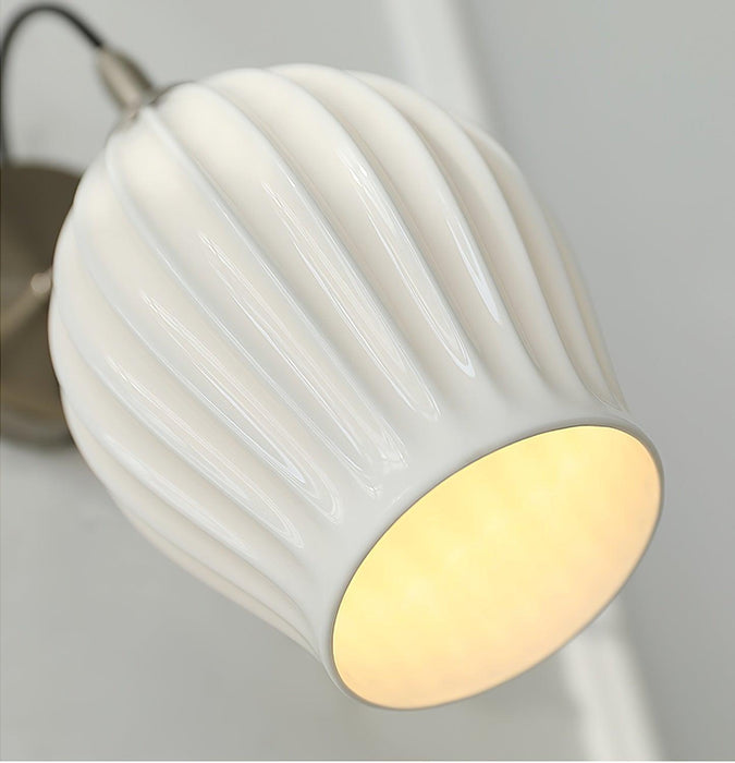 Ceramic Ribbed Wall light - DWHOME