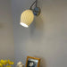 Ceramic Ribbed Wall light.