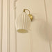 Ceramic Ribbed Wall light - DWHOME