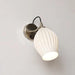 Ceramic Ribbed Wall light - DWHOME