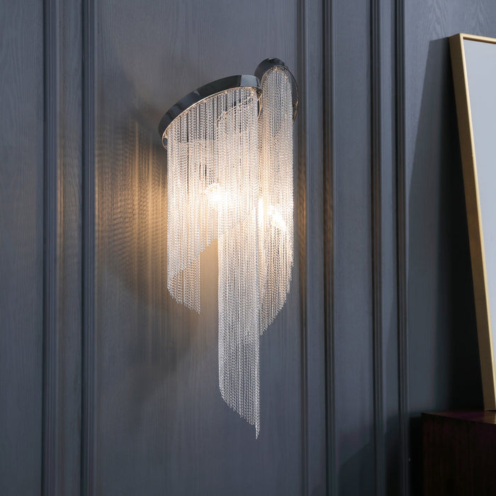 Chain Tassel Wall Lamp.