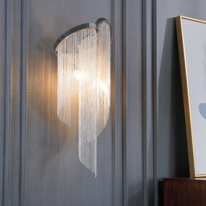 Chain Tassel Wall Lamp.