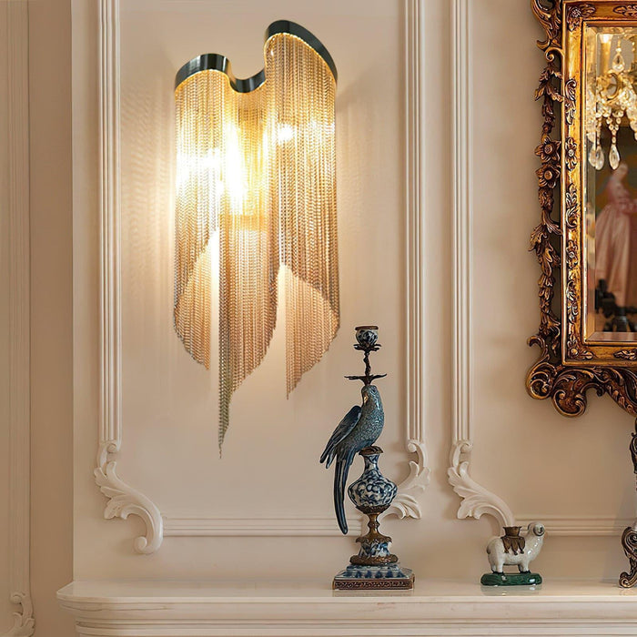 Chain Tassel Wall Lamp-DWHOME