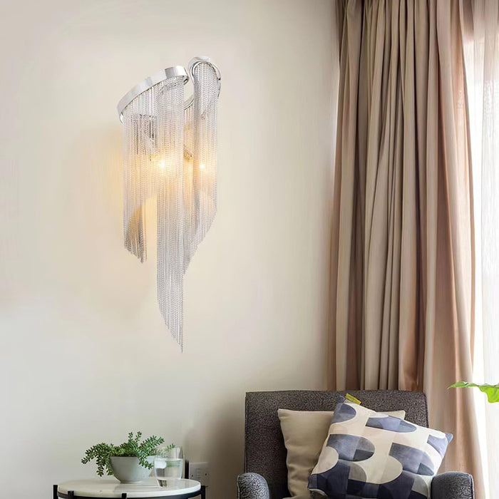 Chain Tassel Wall Lamp.