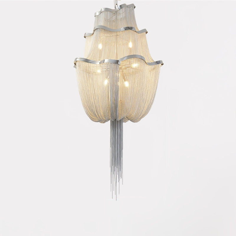 Chains Shimmering Chandelier-DWHOME