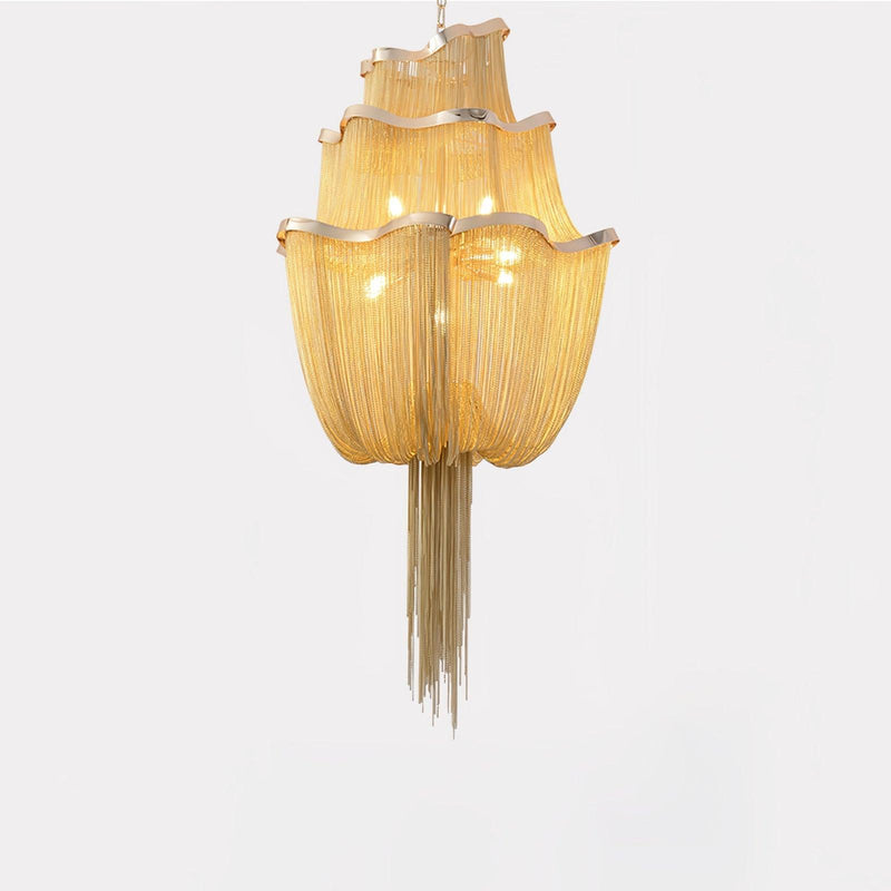 Chains Shimmering Chandelier-DWHOME