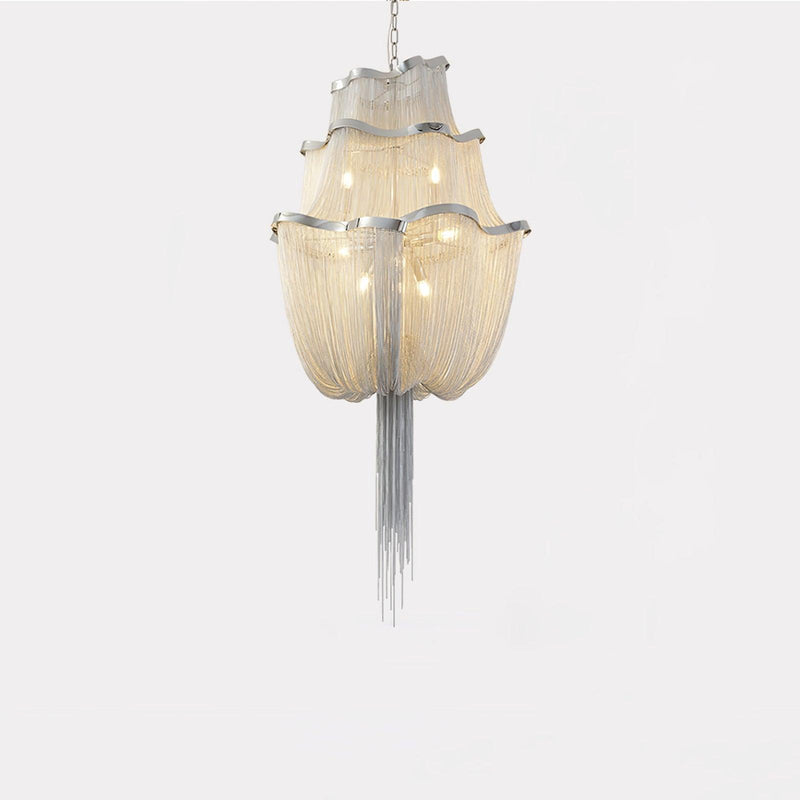 Chains Shimmering Chandelier-DWHOME