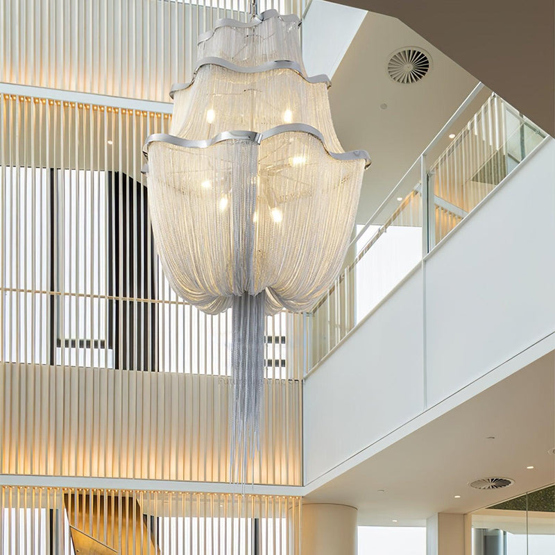 Chains Shimmering Chandelier-DWHOME