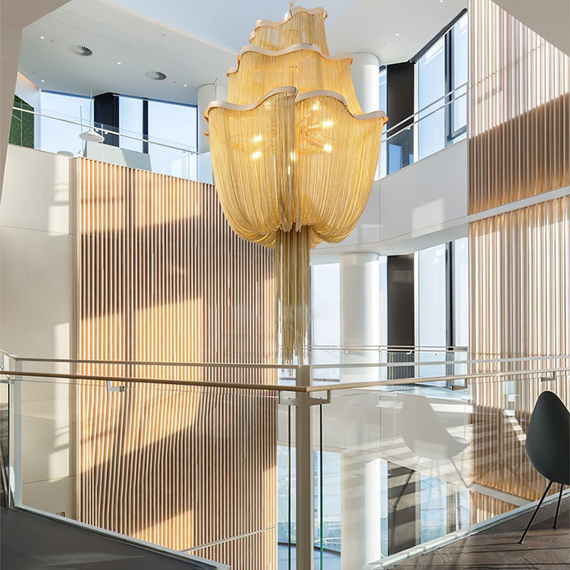 Chains Shimmering Chandelier-DWHOME