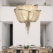 Chains Shimmering Chandelier-DWHOME