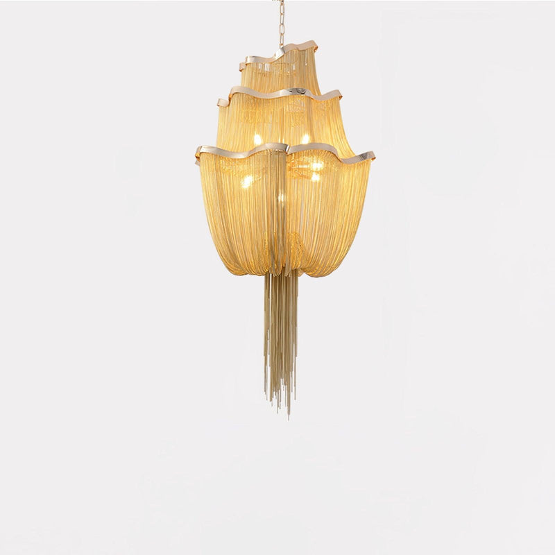 Chains Shimmering Chandelier-DWHOME