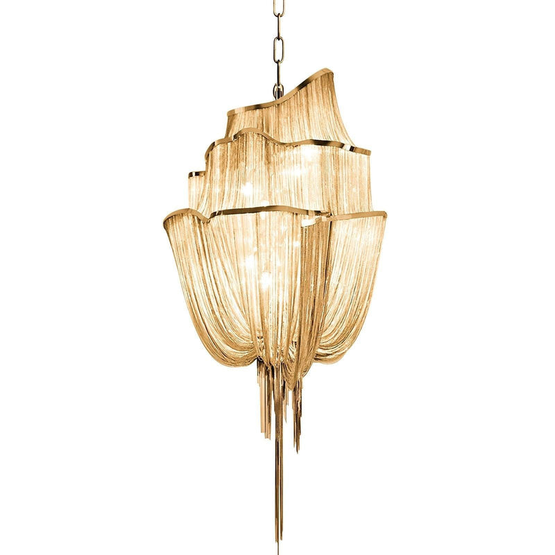 Chains Shimmering Chandelier-DWHOME