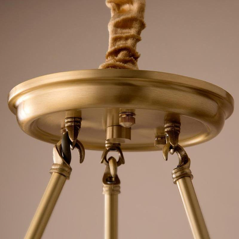 Antique Brass Chandelier-DWHOME