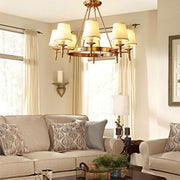 Antique Brass Chandelier-DWHOME