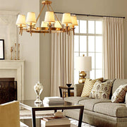 Antique Brass Chandelier-DWHOME