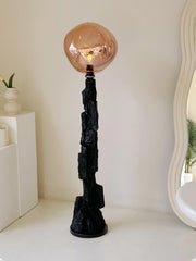 Charcoal Lava Floor Lamp-DWHOME