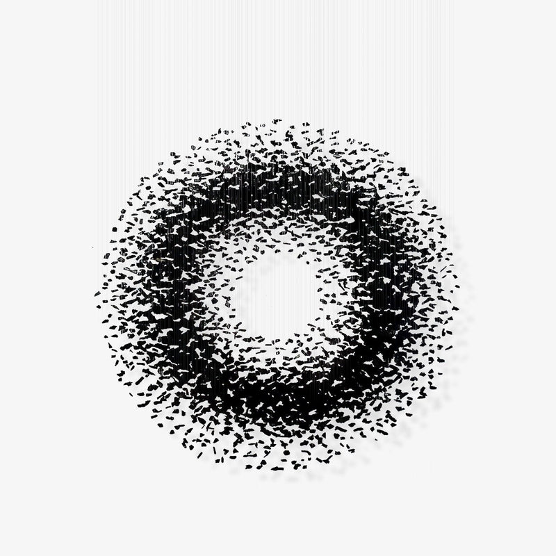 Charcoal Cascade Pixel Chandelier-DWHOME