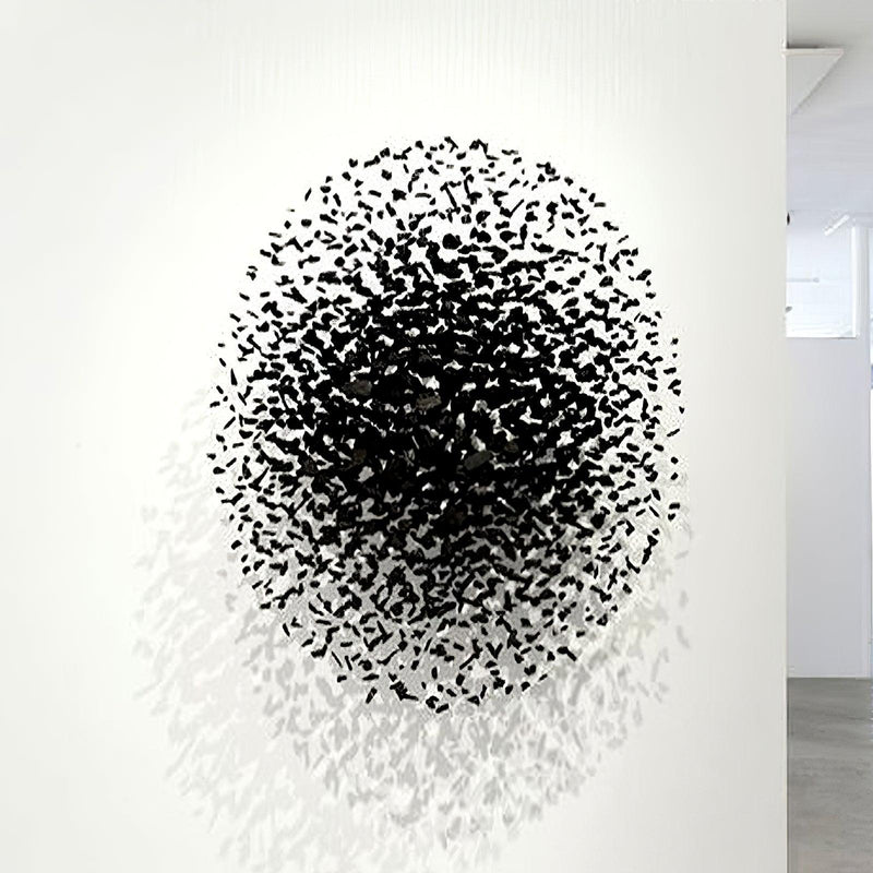 Charcoal Cascade Pixel Chandelier-DWHOME