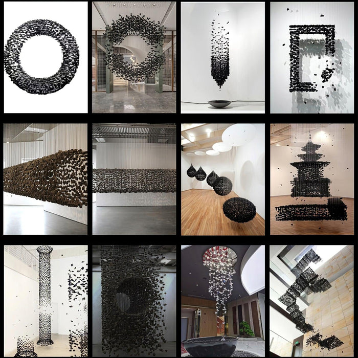 Charcoal Shape O Chandelier - DWHOME