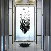 Charcoal Shape Hourglass Chandelier-DWHOME