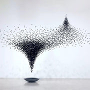 Charcoal Cascade Pixel Chandelier-DWHOME