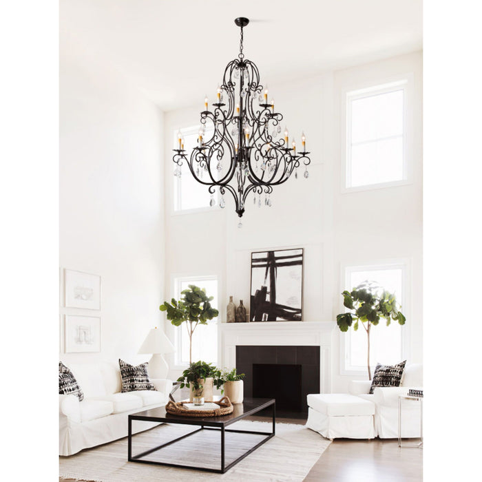 Chateau Tiered Chandelier-DWHOME