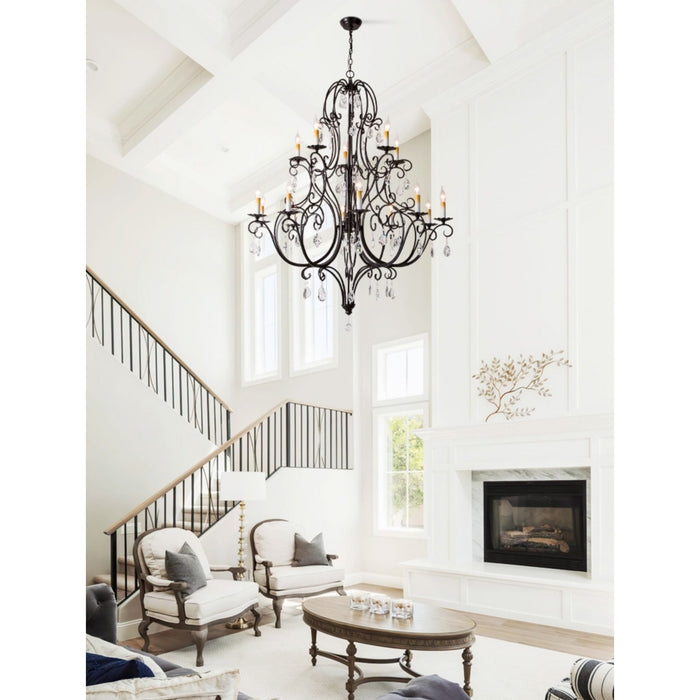 Chateau Tiered Chandelier-DWHOME