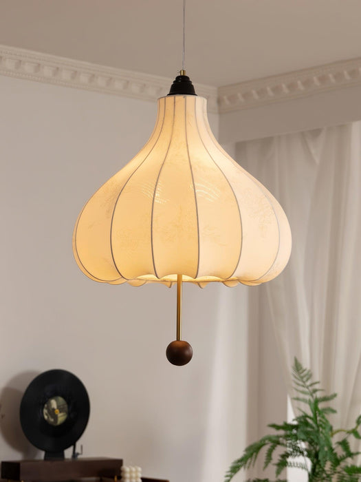 Chestnut Fabric Pendant Light-DWHOME