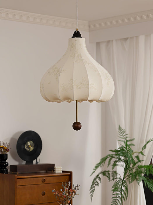 Chestnut Fabric Pendant Light-DWHOME
