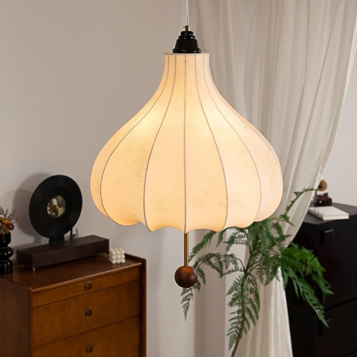 Chestnut Fabric Pendant Light-DWHOME
