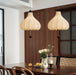 Chestnut Fabric Pendant Light-DWHOME