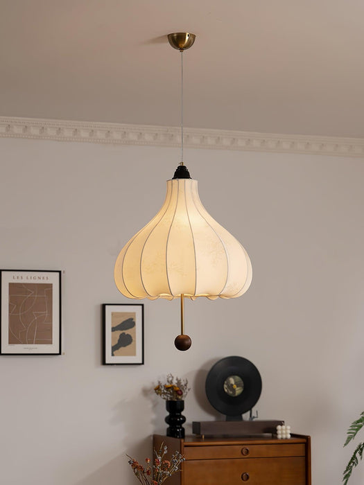 Chestnut Fabric Pendant Light-DWHOME