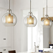 "Plafonnier suspendu en verre Chiswick - DWHOME"