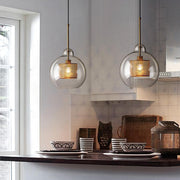 "Plafonnier suspendu en verre Chiswick - DWHOME"
