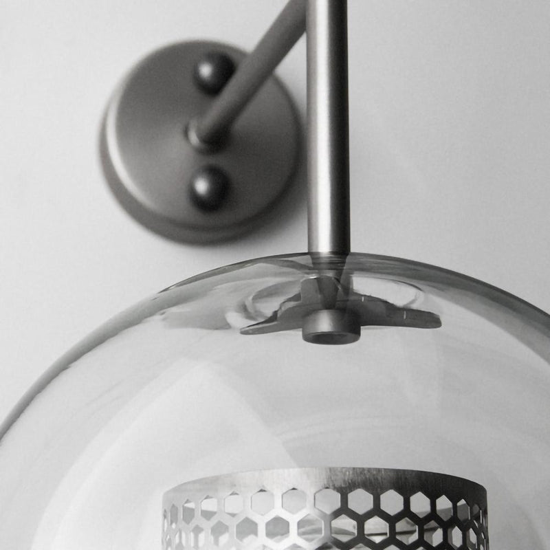 Chiswick Glass Wall Light-DWHOME