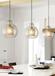 "Plafonnier suspendu en verre Chiswick - DWHOME"