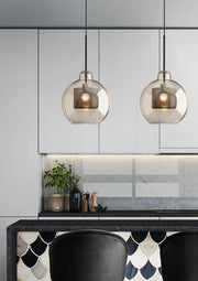 "Plafonnier suspendu en verre Chiswick - DWHOME"