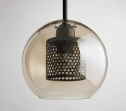 "Plafonnier suspendu en verre Chiswick - DWHOME"