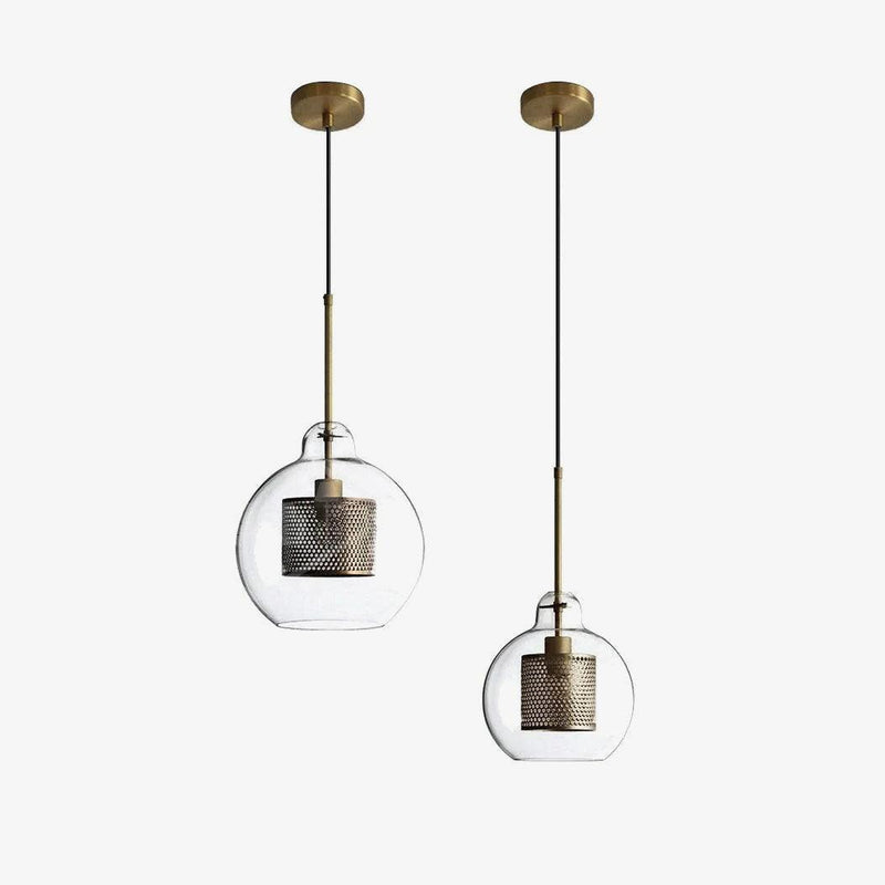 "Plafonnier suspendu en verre Chiswick - DWHOME"