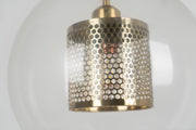 "Plafonnier suspendu en verre Chiswick - DWHOME"