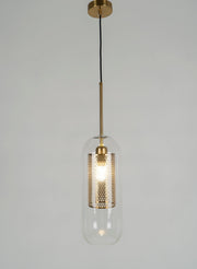 "Plafonnier suspendu en verre Chiswick - DWHOME"