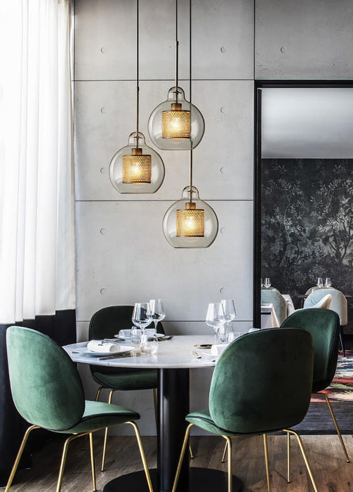 Combined Chiswick Glass Pendant Light-DWHOME