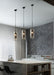 Combined Chiswick Glass Pendant Light.